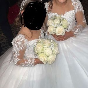 Custom made flower girl dresses